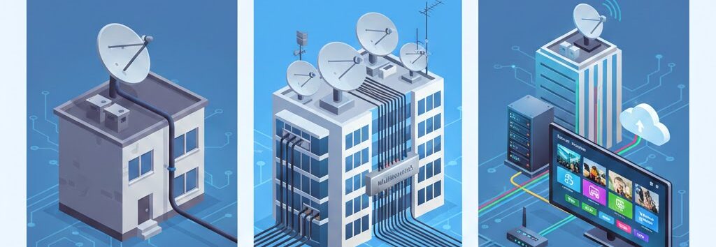 SMATV و MATV و IPTV