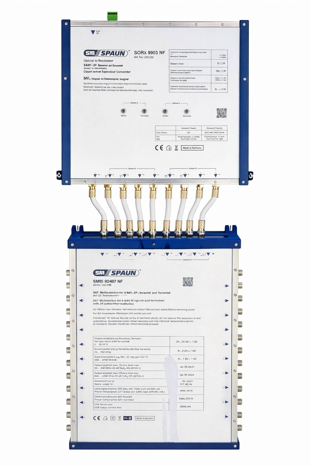 SR SPAUN SORx 9903 NF Optical to Coax Converter - الصورة 2