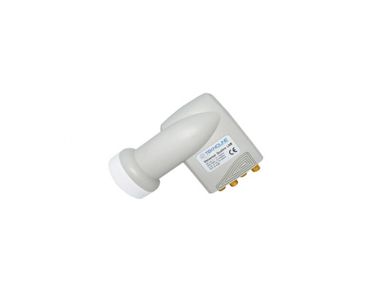 Teknoline Quattro LNB 0.1dB – Professional Low Noise LNB for Multiswitch Systems