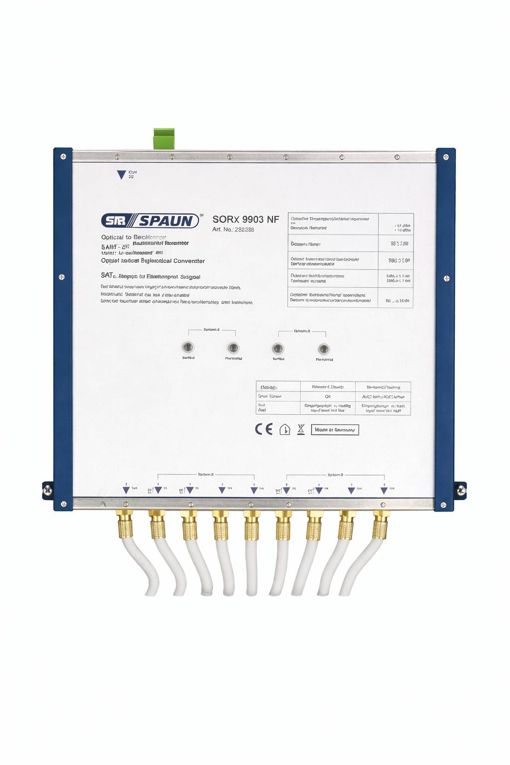 Spaun SOR X9903 NF – Optical Receiver (Fiber to Coax)