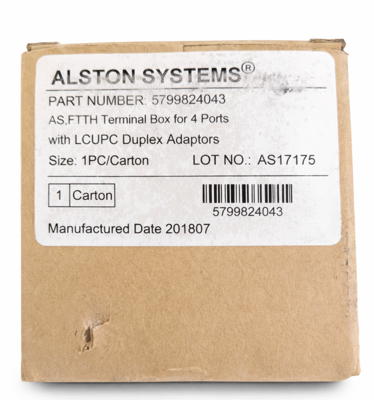 Alston FTTH Fiber Terminal Box 4 Port with LC/UPC Adapters