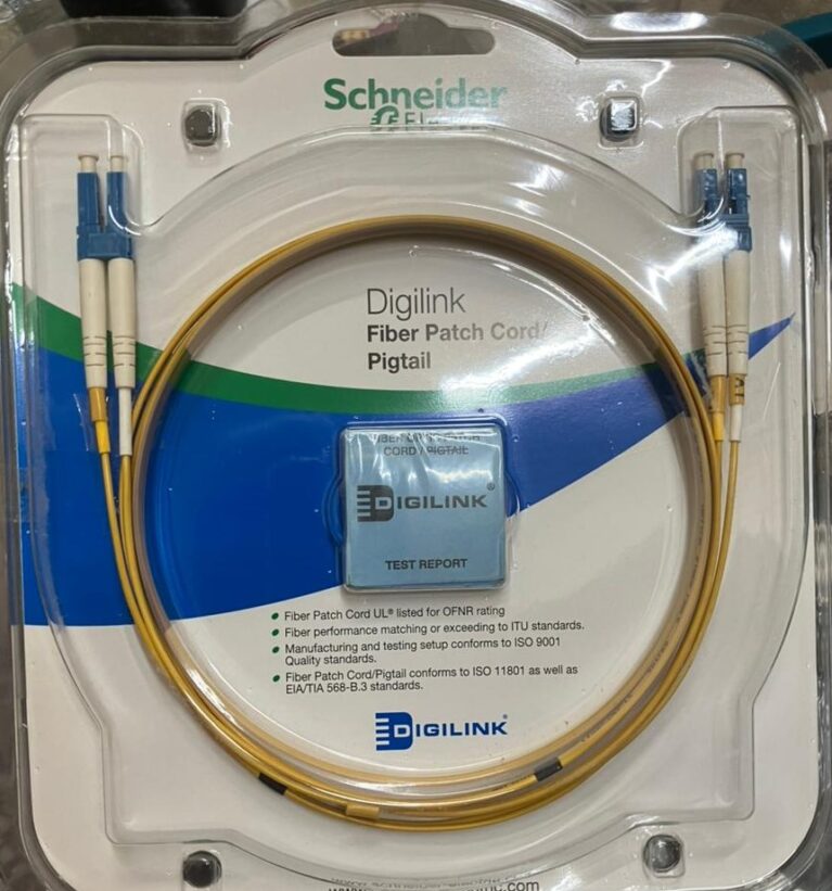 Schneider Digilink Fiber Patch Cord LC/LC Duplex 2M Single Mode