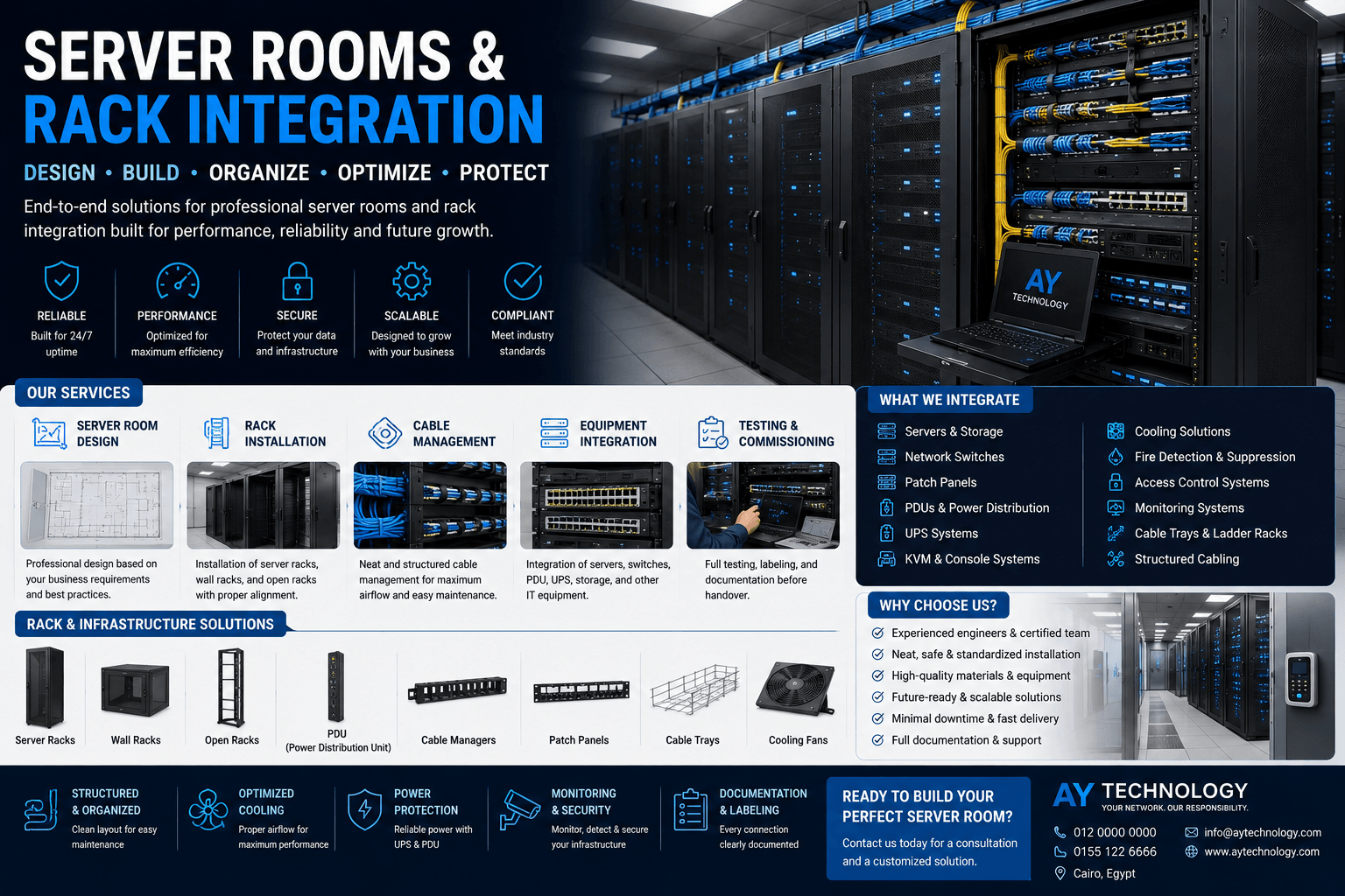 Server Rooms and Rack Integration