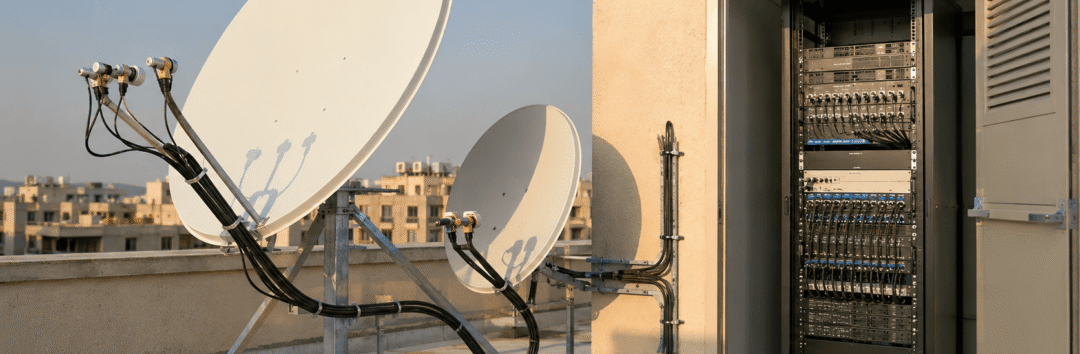 أنظمة SMATV وIPTV والدش المركزي للمشروعات والفنادق - AY Technology