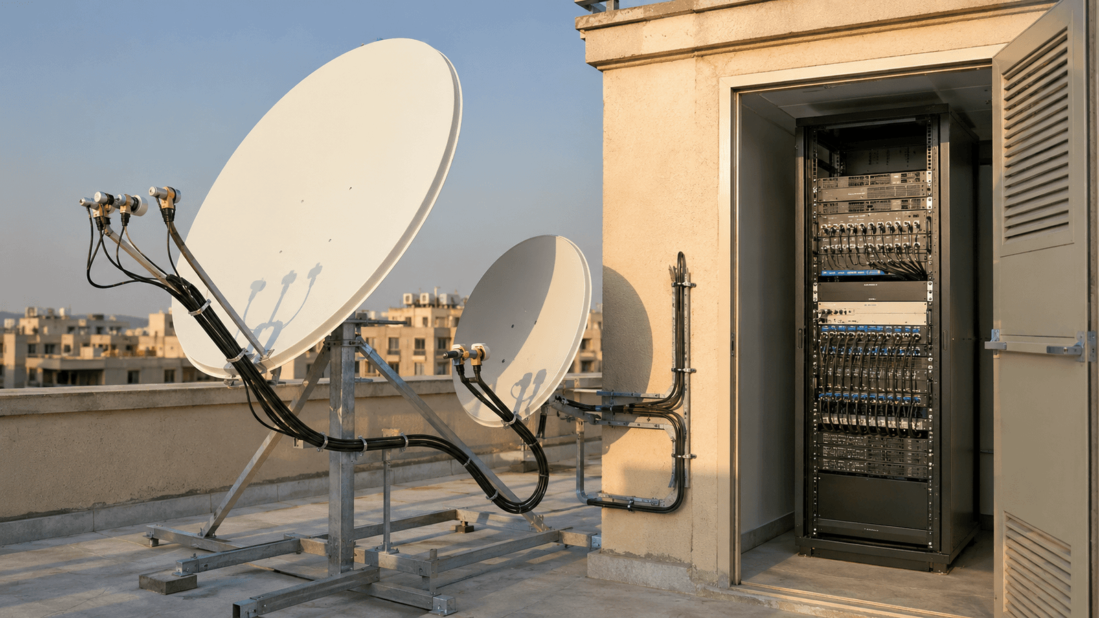 أنظمة SMATV وIPTV والدش المركزي للمشروعات والفنادق - AY Technology
